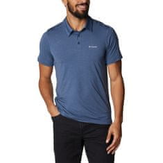 COLUMBIA Póló kék XL Tech Trail Polo Shirt