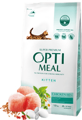 OptiMeal  száraz cicatáp csirkehússal 1,5 kg