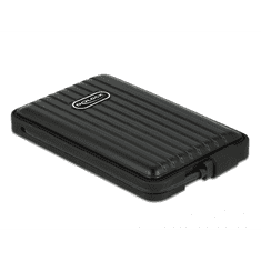 DELOCK 42625 2.5" USB 3.2 Gen 1 Külső HDD/SSD ház - Fekete (42625)