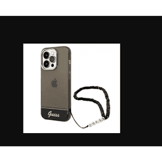 Guess Apple iPhone 14 Pro Hátlapvédő Tok - Fekete (GUHCP14LHGCOHK)