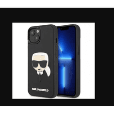 Karl Lagerfeld Apple iPhone 14 Plus Hátlapvédő Tok - Fekete (KLHCP14MKH3DBK)
