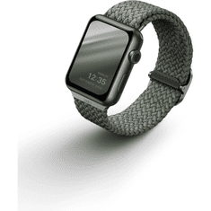 UNIQ Aspen Apple Watch S3/4/5/6/7 Fonott szíj 38/40 mm - Zöld (UNIQ-40MM-ASPGRN)