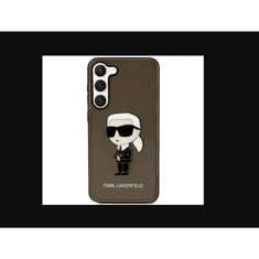 Karl Lagerfeld Samsung Galaxy S23 Hátlapvédő Tok - Barna (KLHCS23SHNIKTCK)