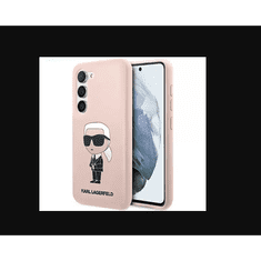 Karl Lagerfeld Samsung Galaxy S23 Hátlapvédő Tok - Rózsaszín (KLHCS23SSNIKBCP)