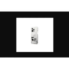 Karl Lagerfeld Apple iPhone 13 Pro Max Hátlapvédő Tok - Ezüst (KLHCP13XGKCS)
