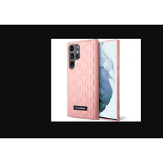 Karl Lagerfeld Samsung Galaxy S23 Ultra Hátlapvédő Tok - Rózsaszín (KLHCS23LRUPKLPP)