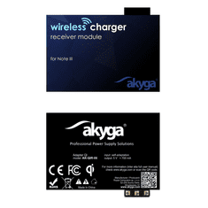 Akyga AK-QIR-06 (Samsung Note III) Indukciós töltő adapter (5 V / 1 A) (AK-QIR-06)