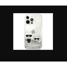 Karl Lagerfeld Apple iPhone 13 Pro Hátlapvédő Tok - Ezüst (KLHCP13LGKCS)