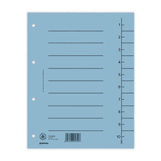 Donau 8610001-10 regiszter A4 kék (D8610K) (D8610K)