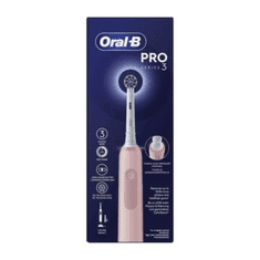 BRAUN Oral-B Pro 3 3000 Cross Action Elektromos fogkefe - Rózsaszín (802083)