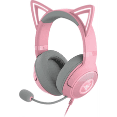 Razer Kraken Kitty Edition V2 Vezetékes Gaming Headset Quartz Edition - Rózsaszín (RZ04-04730200-R3M1)