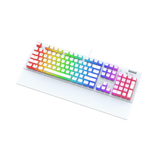 SPC Gear GK650K Omnis Kailh RGB Onyx White Pudding Edition (Brown Switch) USB Gaming Billentyűzet - Angol (US) (SPG122)