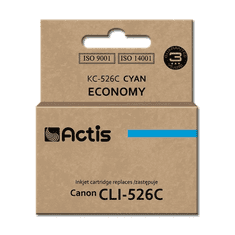 Actis (Canon CLI-526C) Tintapatron Kék (KC-526C)