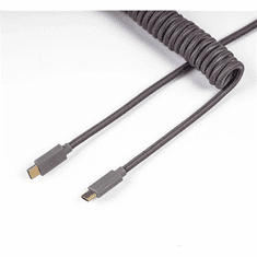Keychron Coiled Type-C Cable -Grey (CAB-G)