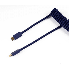 Keychron Coiled Type-C Cable -Blue (CAB-L)