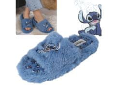 sarcia.eu Stitch Kék női papucs, szőrme otthoni cipő 40-41 EU / 7-8 UK