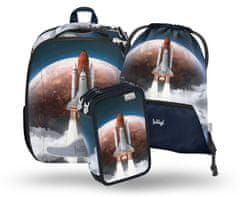 BAAGL 3 SET Shelly Space Shuttle: aktatáska, tolltartó, táska, táska