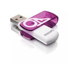 PHILIPS Vivid Edition 64GB USB 2.0 Fehér-lila Pendrive PH667049