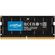 Crucial CT32G48C40S5 32GB (1x32GB) 4800MHz DDR5 SODIMM Laptop Memória