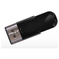 PNY Attaché 4 64GB USB 2.0 Fekete Pendrive FD64GATT4-EF