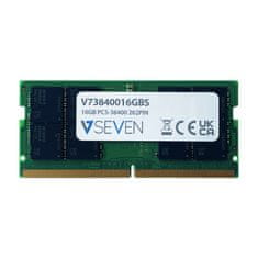 V7 V73840016GBS 16GB (1x16GB) 4800MHz DDR5 SODIMM Laptop Memória