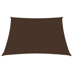 Vidaxl barna négyzet alakú oxford-szövet napvitorla 3 x 3 m (135797)