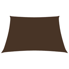 Vidaxl barna négyzet alakú oxford-szövet napvitorla 3,6 x 3,6 m (135798)