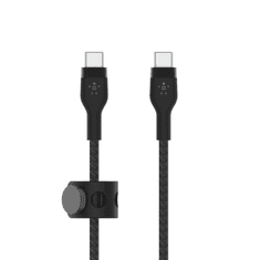 Belkin BOOST CHARGE PRO Flex USB-C - USB-C kábel 3m fekete (CAB011bt3MBK) (CAB011bt3MBK)