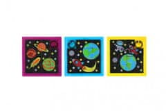 Teddies Mozgó kirakós univerzum műanyag 7x7cm - vegyes színekben