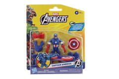 Avengers Battle Gear Amerika kapitány figura 10 cm