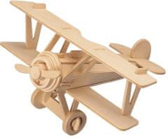 WOODEN TOY, WCK 3D puzzle Biplane Nieuport kétszárnyú repülőgép