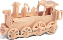 WOODEN TOY, WCK 3D puzzle mozdony 30 darab