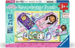 Ravensburger Gaby varázslatos háza puzzle 2x12 db