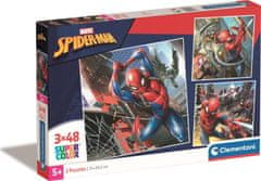 Clementoni Puzzle Spiderman 3x48 darabos kirakó