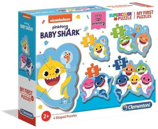 Baby Shark Puzzle 4in1 (3,6,9,12 darab)