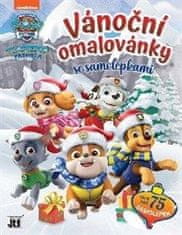 Tlapková patrola - Karácsonyi kifestőkönyv matricákkal