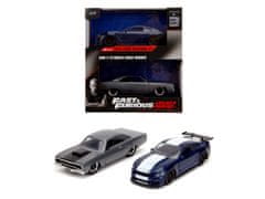 Jada Toys Fast and Furious Twin Pack 2016 Ford Mustang GT350 + 1970 Plymouth Road Runner, 1:32 Wave 4/1