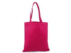 Pamut textil táska 35x39 cm - (009) rózsaszín málna