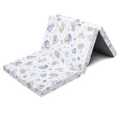 NEW BABY Összecsukható matrac kiságyhoz STANDARD 120x60x5 cm koala kék