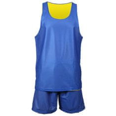 BD-1 kosárlabda szett sárga-kék ruházat mérete XXXL