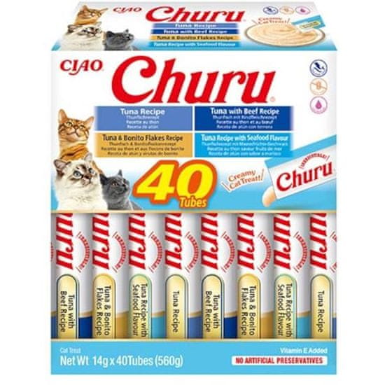 Inaba Churu macska snack tonhal multipack 40x 14g