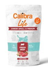 Calibra Dog Life Junior Small&Medium Friss marhahús 100g