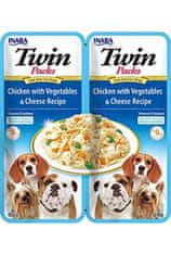 Dog Twin Packs Chick&Veg. & Cheese in Broth 80g