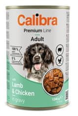 Calibra Dog Premium Cons. bárány és csirke 1240g