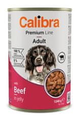 Calibra Dog Premium Cons. marhahússal 1240g