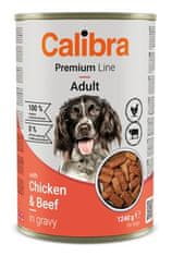 Calibra Dog Premium Cons. csirkével és marhahússal 1240g