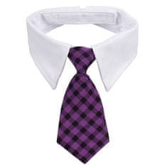 Gentledog nyakkendő kutyáknak lila ruházat méret S