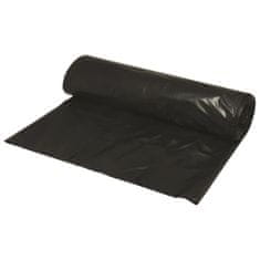 Hulladékgyűjtő zsákok - fekete, 120 l, 40 mic, 25 db
