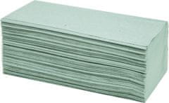 Papírtörlő - egyrétegű, zöld, 250 db
