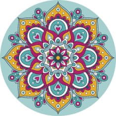 Grafix Gyémánt festmény keretre Mandala türkiz 30cm